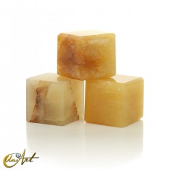 Gemstones cubes - Golden Quartz