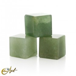 Gemstones cubes - Green Quartz