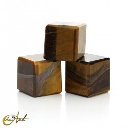 Gemstones cubes - Tiger Eye