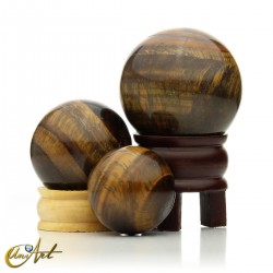 Esfera de ojo de tigre - 4.4 cm