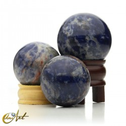 Sodalite sphere - 5.0 cm