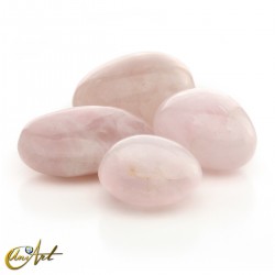 Rose quartz big tumbled stones by kilo