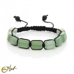 Pulsera de los Chakras con piedras naturales - Aventurina Verde