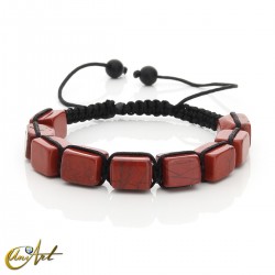 Chakra bracelet with natural stones - Red Jasper