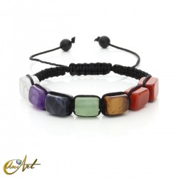 Pulsera de los Chakras con piedras naturales - Minerales Variados