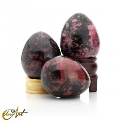 Rhodonite decorative egg - Large