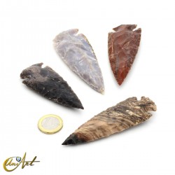 Silex arrowhead, prehistoric replica - Small