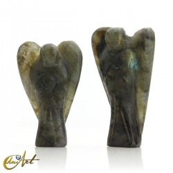 Ángel de Labradorita tallado