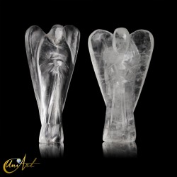 Ángel Mensajero de Cristal de Roca, representa al Arcángel Gabriel