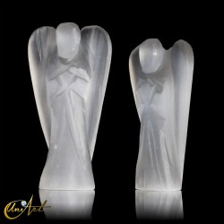 Ángel de la Intuición de piedra luna o selenita, representa al Arcángel Gabriel - Selenita