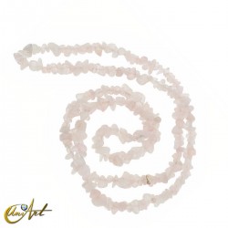 Chips de cuarzo rosa