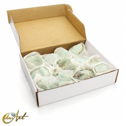 One kilogram box of Rough Amazonite