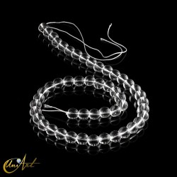 Cuarzo cristal - abalorios - 8 mm