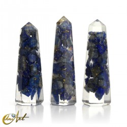Natural Stone Orgonite Point, 6 cm - Lapis Lazuli