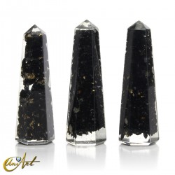 Punta de Orgonita, 6.5 cm - Turmalina Negra