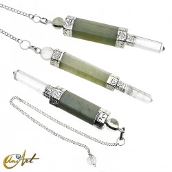 Healing wand pendulum - Green Aventurine