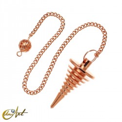 9 discs metal pendulum - Color: cooper