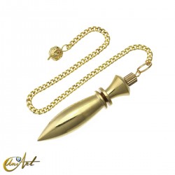 Egyptian Pendulum with Two Witnesses - Color: brass