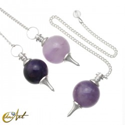 Quartz Ball Pendulum - Amethyst