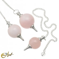 Quartz Ball Pendulum - Rose Quartz