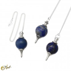 Spherical pendulum in natural stone - Lapis Lazuli