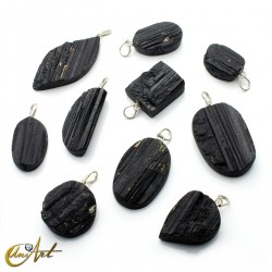 Black Tourmaline Pendants - 10 Units