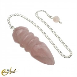 Péndulo Egipcio de Cuarzo Rosa