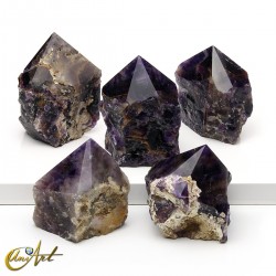 Semi-Raw Amethyst Points - 1 Kilogram Lot