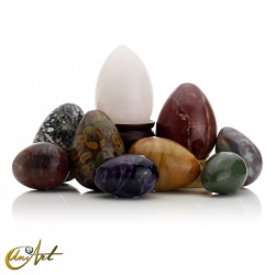 Assorted Gemstone Eggs - 1 Kilogram Box