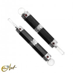 Natural Stone Power Wand - Black Tourmaline