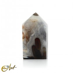 Crystallized Natural Agate Point