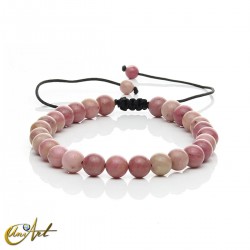 Pulsera de Rodonita Ajustable - 6 mm