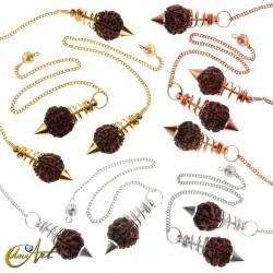 Pack of 12 pendulums with Rudraksha seed