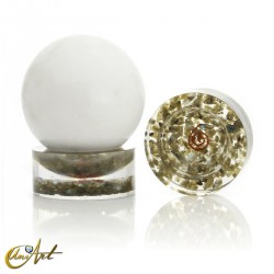 Orgonite sphere base - Labradorite