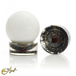 Orgonite sphere base - Shungite