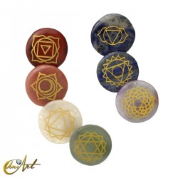 Set of Round Stones for Chakra