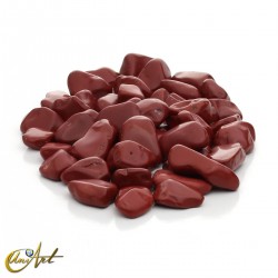 Red jasper﻿ tumbled stones in packet of 200 grs