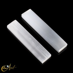 Placa de selenita rectangular - 15 cm