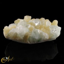 Green Apophyllite with Stilbite