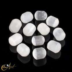 Selenite Tumbled Stones, 200 grams - White