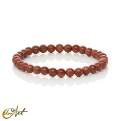 Sandstone Bracelet (Elastic) - Sand Stone, 6 mm