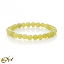 Jade Bracelet (Elastic) - 6 mm, Limon Jade