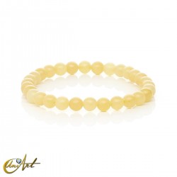 Pulsera de calcita amarilla - 6 mm