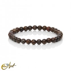 Pulsera de broncita natural - 6 mm