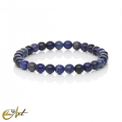 Natural sodalite bracelet - 6 mm