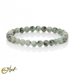 Kiwi jasper bracelet - 6 mm