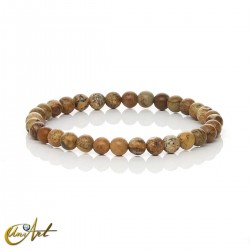 Natural Picture Jasper Bracelet - 6 mm