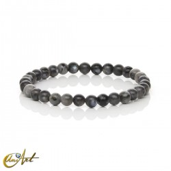 Pulsera de larvikita natural - 6 mm