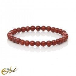 Red Jasper Bracelet - 6 mm
