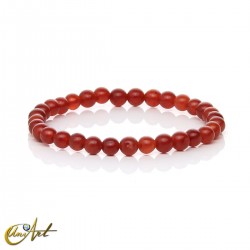 Carnelian Bracelet - 6 mm